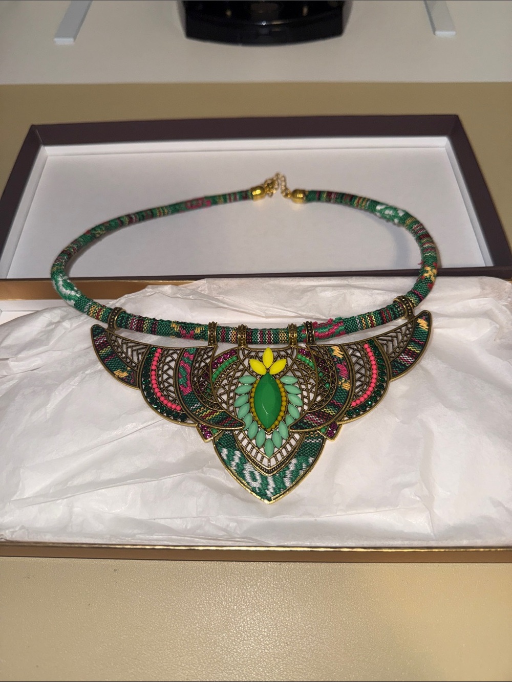 Green BohoNecklace